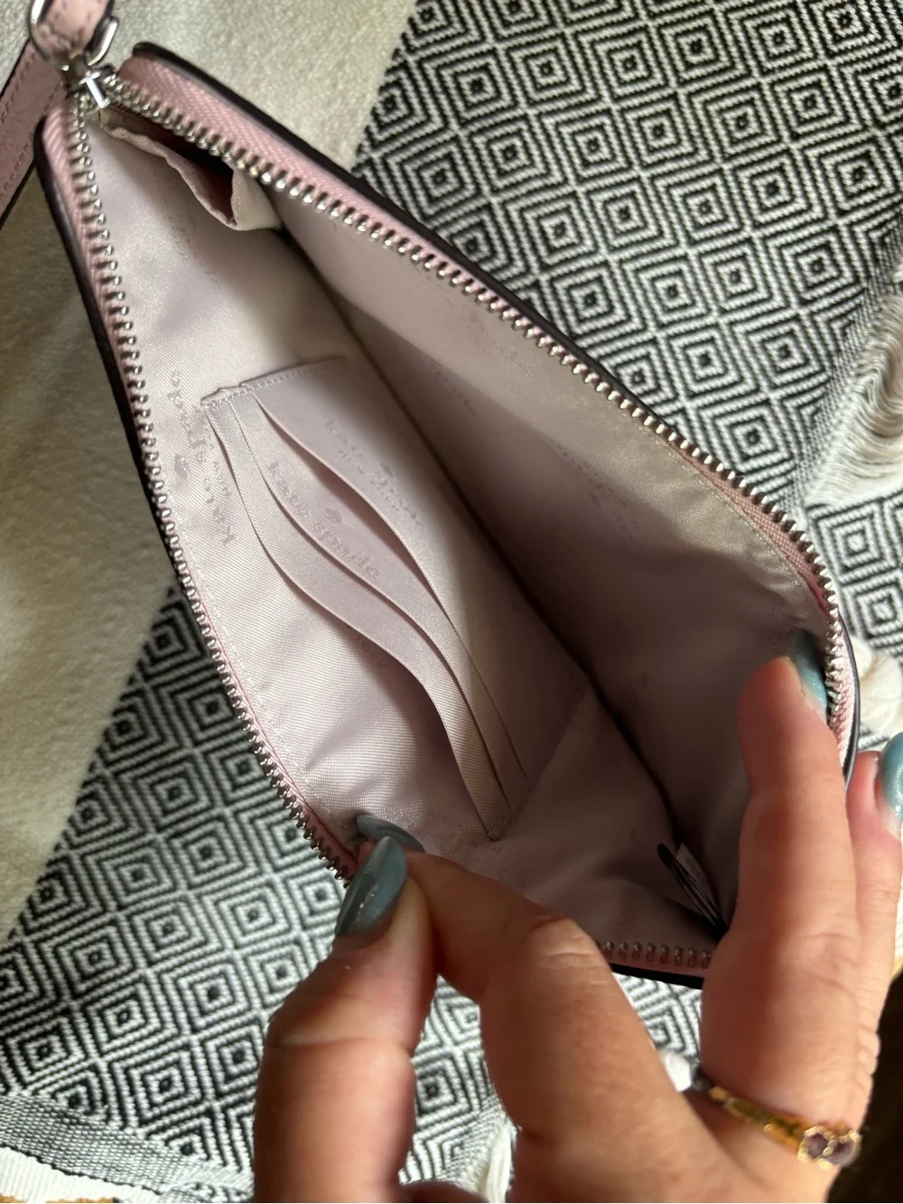 kate spade pink wristlet